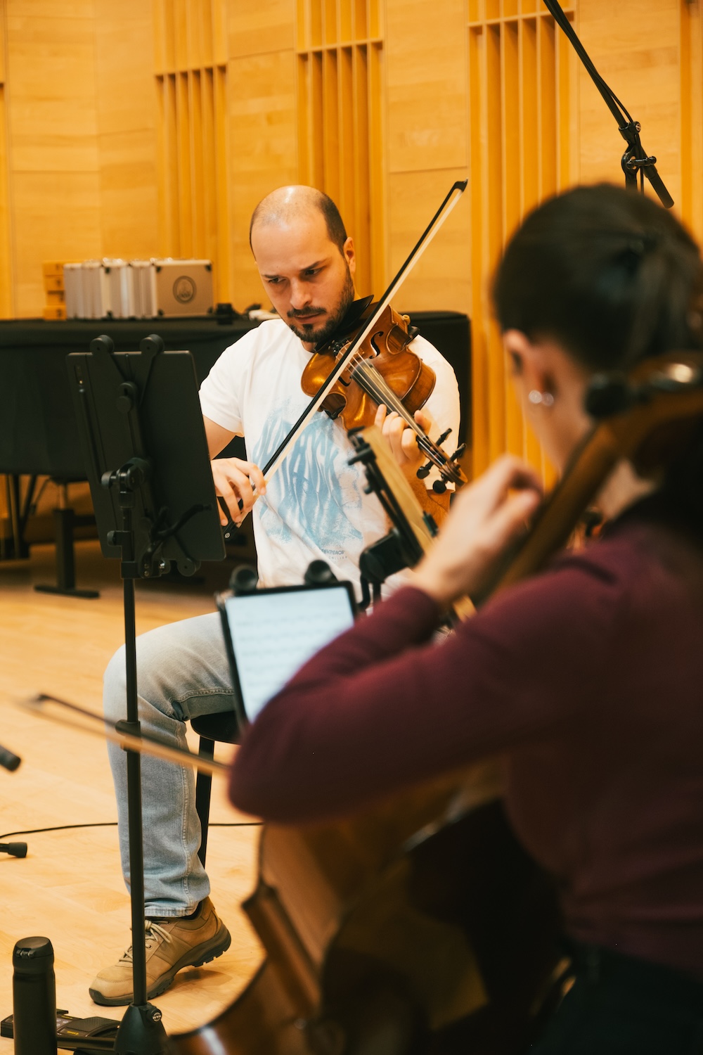 Cravos & Cordas - Gravações