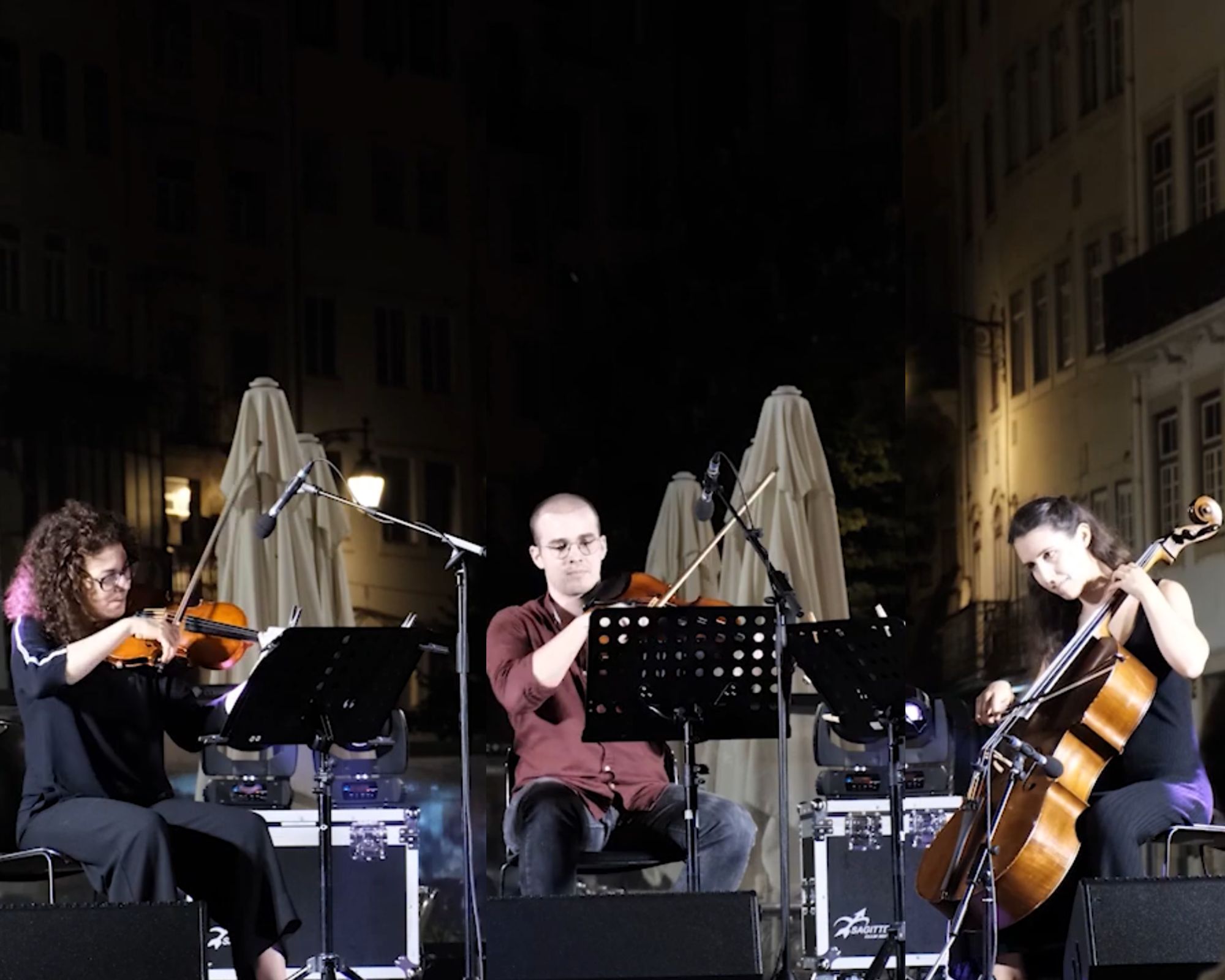 Almedina Ensemble ao vivo na Praça do Comércio em Coimbra